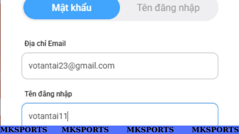 Cách khắc phục vấn đề thường gặp khi đăng nhập MKSport