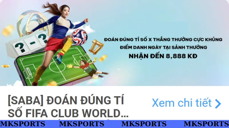 Gift MKSport dành cho hội viên tham gia FIFA World Cup